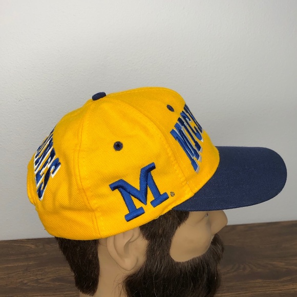 Vintage Unique Michigan Wolverines 90’s SnapBack Top of The World Tag - Picture 3 of 12